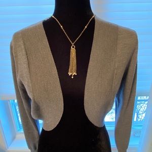 Ports 1961 gray wool shrug